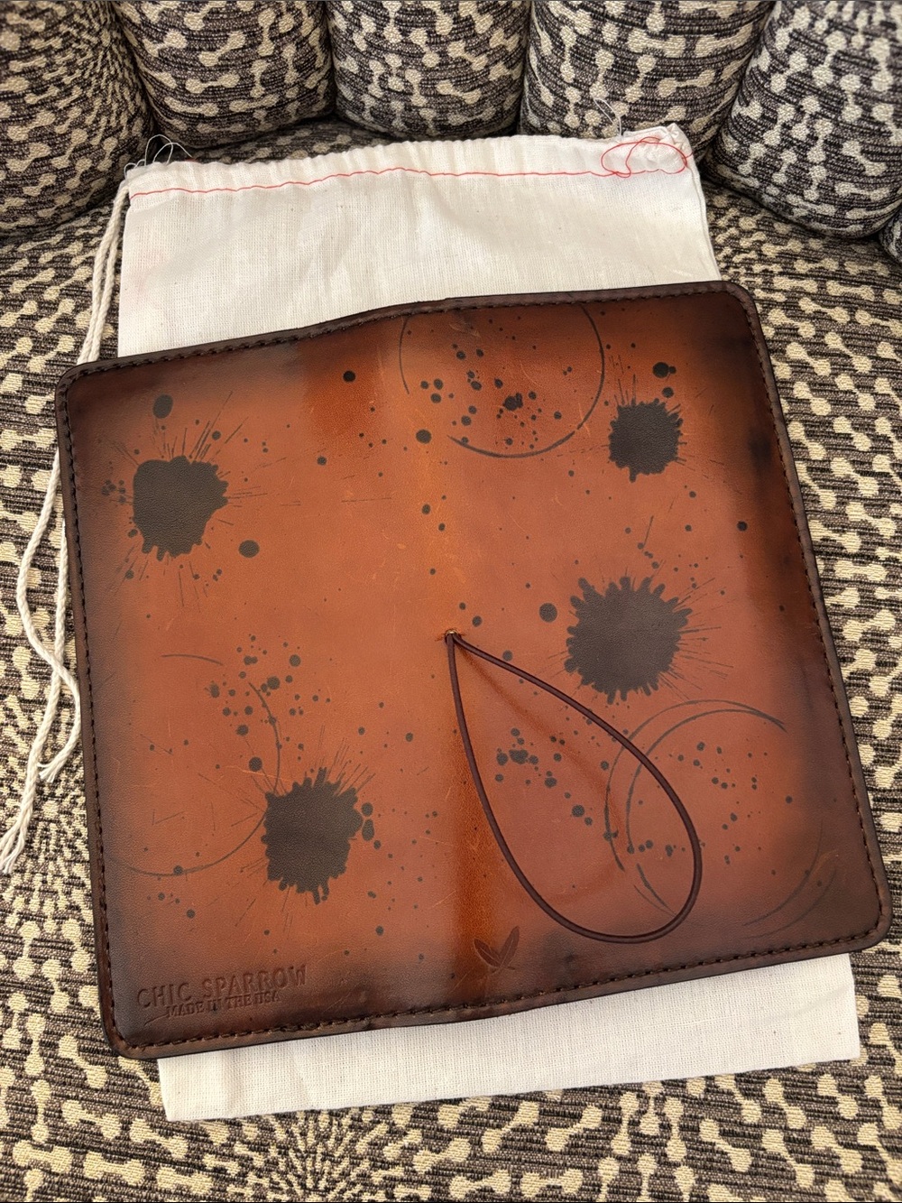 Chic Sparrow Hobonichi Weeks Leather Planner Cover Folio Antiqued - Picture 10 of 14